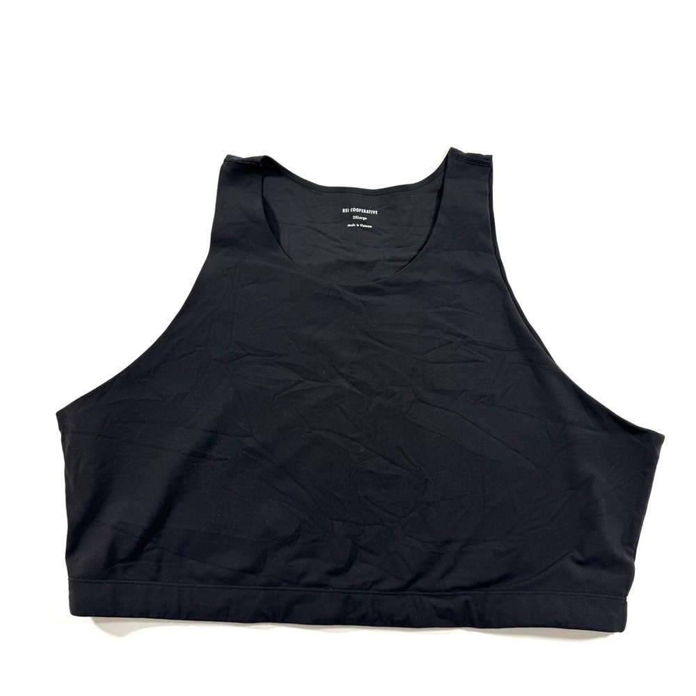 REI Coop Take Your Time Sports Bra Black Size 2XL Unlined